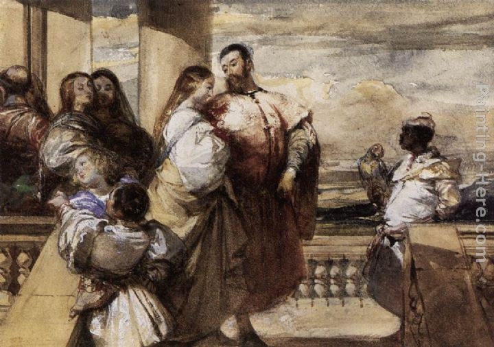 Richard Parkes Bonington A Venetian Scene